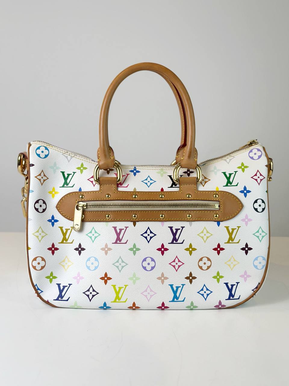 LOUIS VUITTON RITA WHITE MULTICOLOR MONOGRAM CANVAS BAG