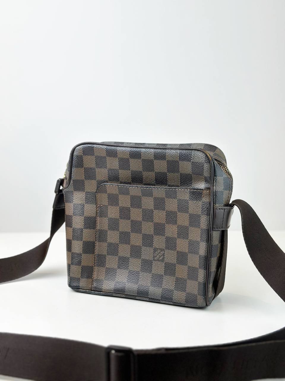 LOUIS VUITTON OLAV PM DAMIER EBENE CROSSBODY BAG
