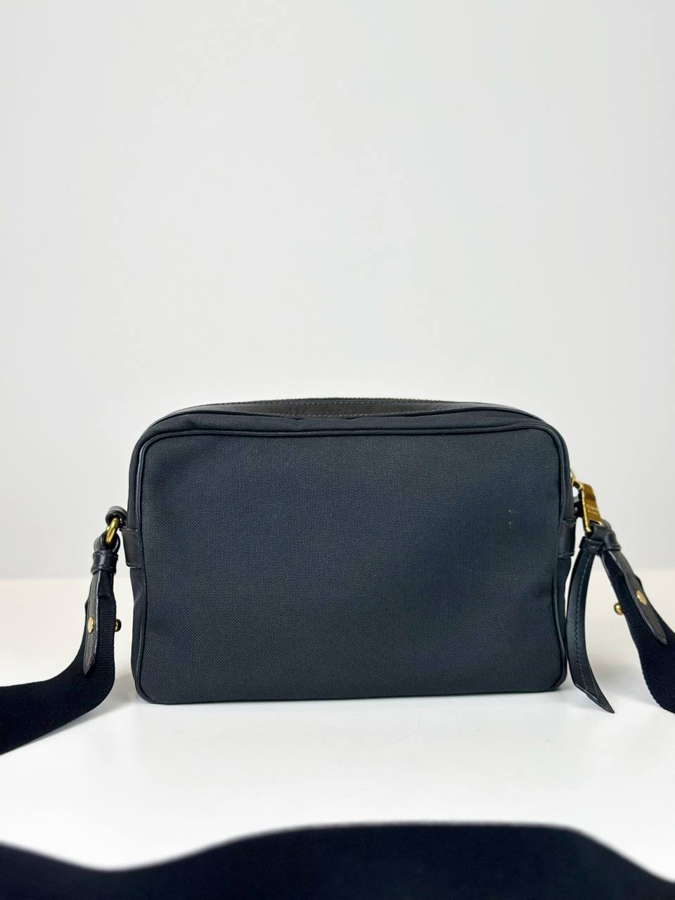 PRADA NYLON BLACK CAMERA CROSSBODY BAG
