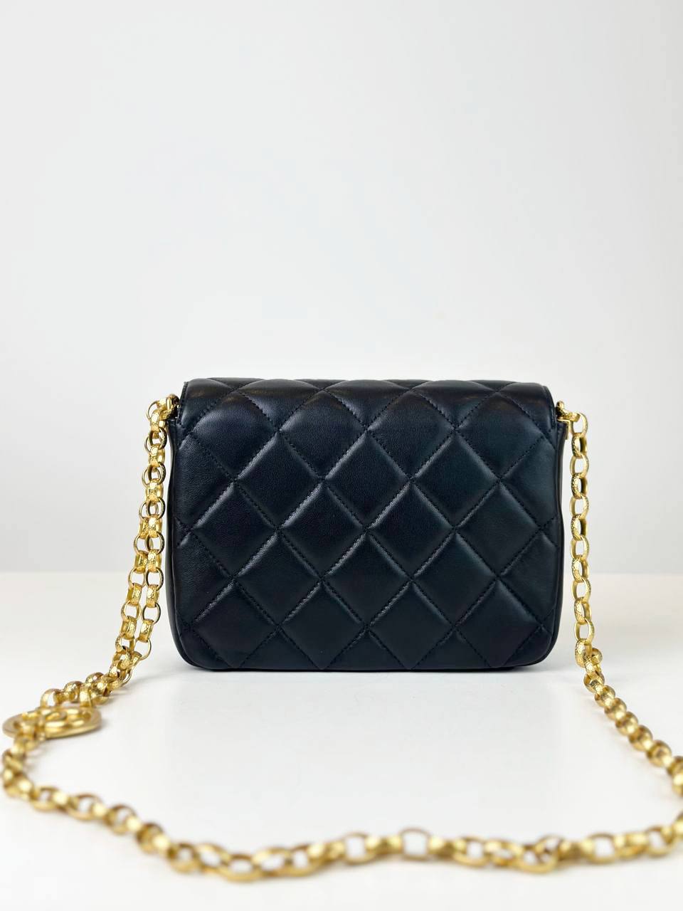 CHANEL MINI SQUARE BLACK SERIES 30 CROSSBODY BAG