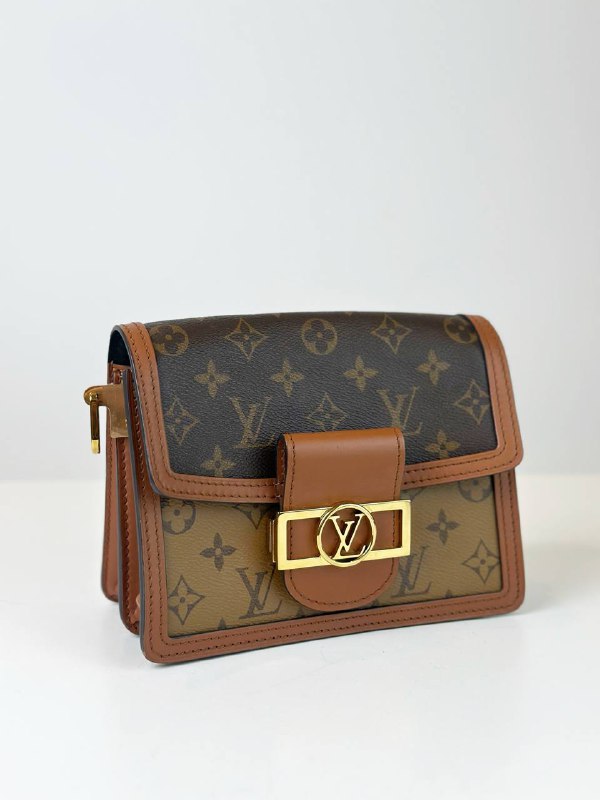 LOUIS VUITTON MINI DAUPHINE REVERSE MONOGRAM CROSSBODY BAG
