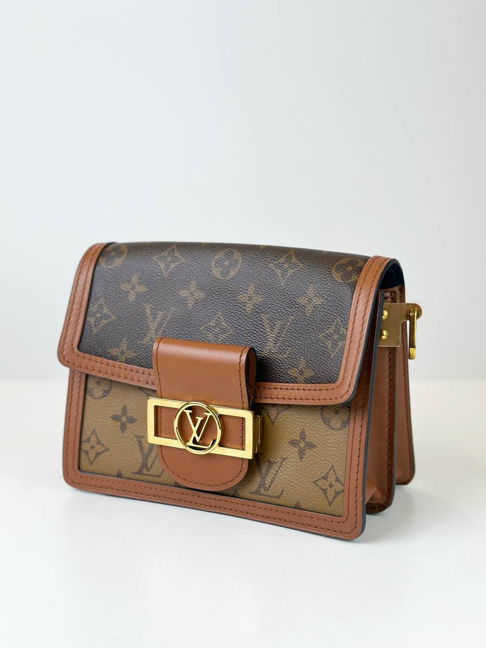 LOUIS VUITTON MINI DAUPHINE REVERSE MONOGRAM CROSSBODY BAG