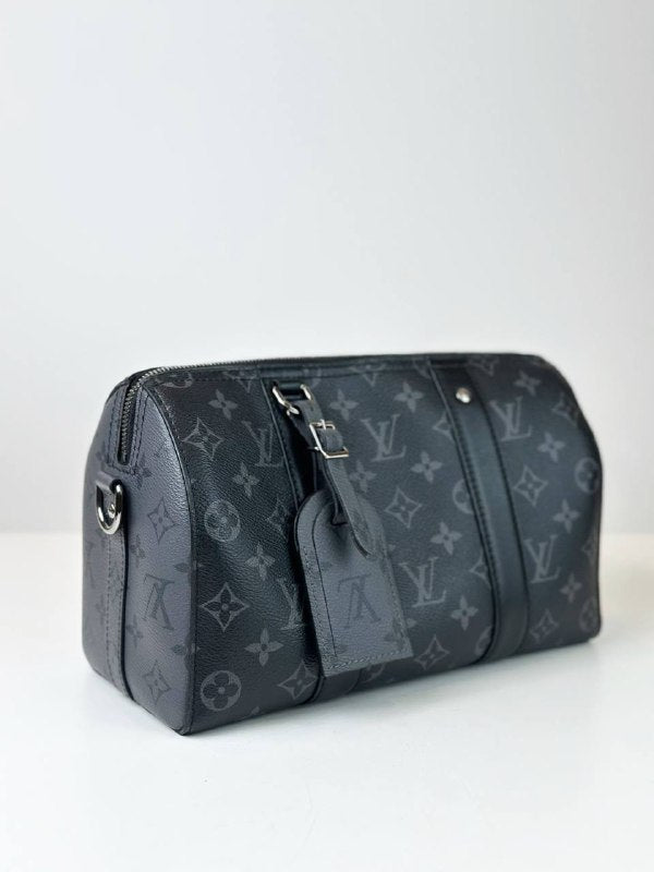 LOUIS VUITTON CITY KEEPALL 27 BLACK CROSSBODY BAG