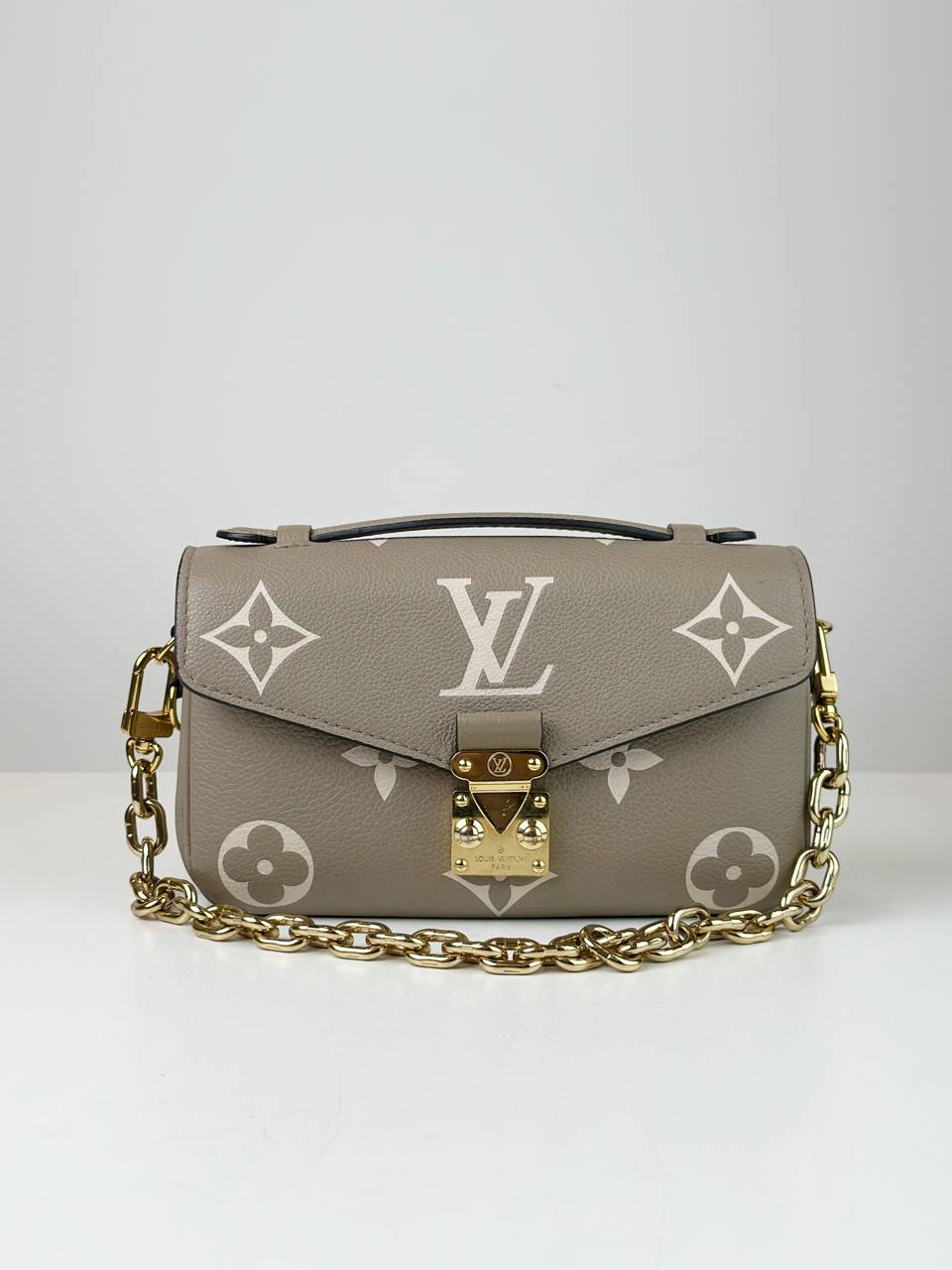 LOUIS VUITTON POCHETTE EAST WEST METIS MONOGRAM EMPREINTE CROSSBODY BAG