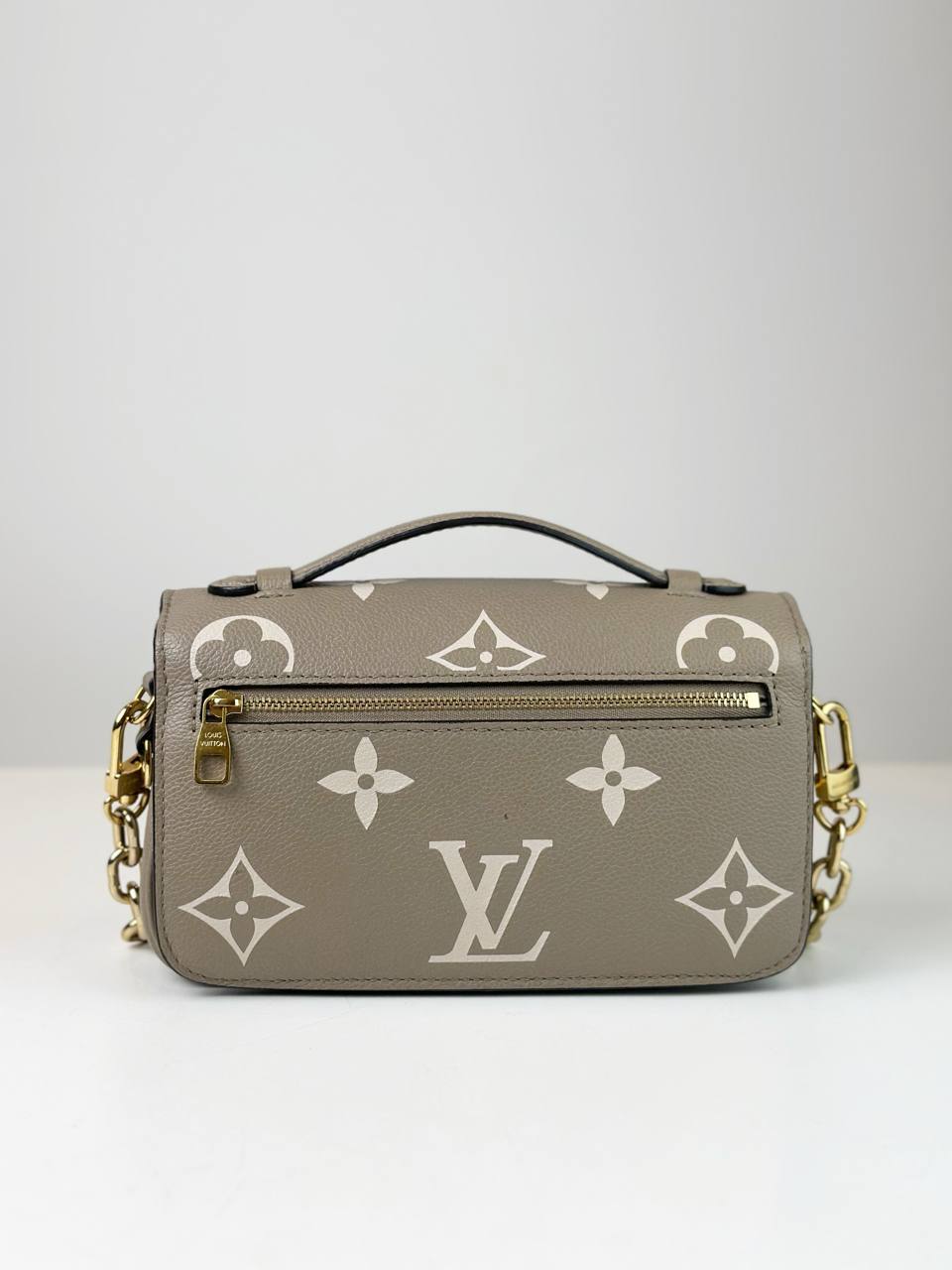 LOUIS VUITTON POCHETTE EAST WEST METIS MONOGRAM EMPREINTE CROSSBODY BAG