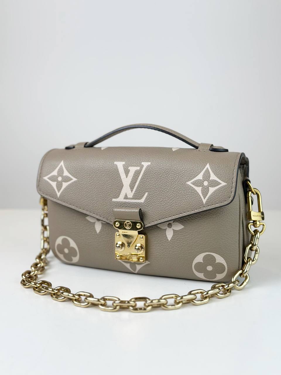 LOUIS VUITTON POCHETTE EAST WEST METIS MONOGRAM EMPREINTE CROSSBODY BAG