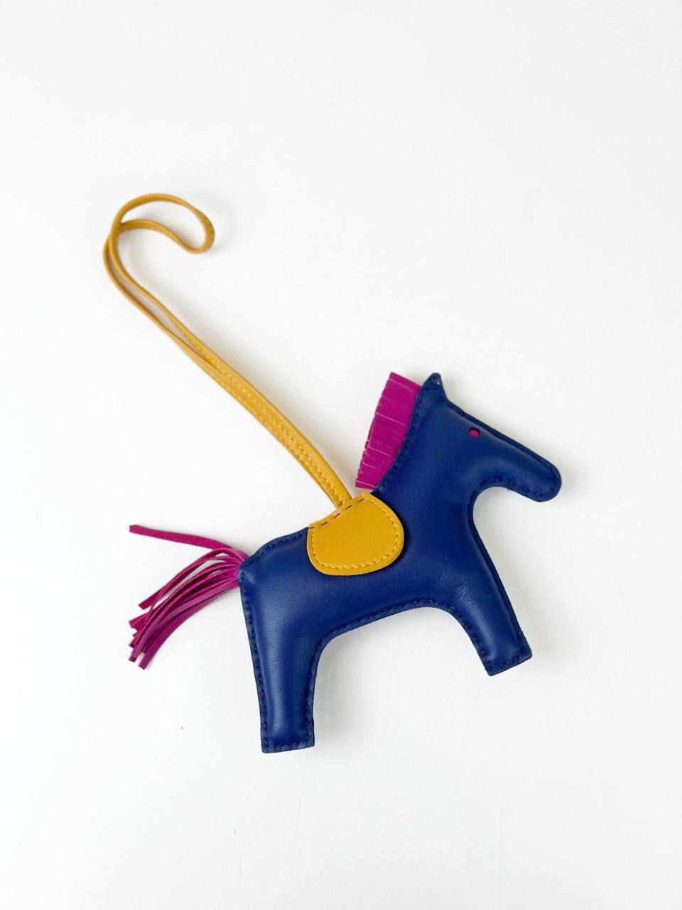 HERMES RODEO TRI COLOR BAG CHARM