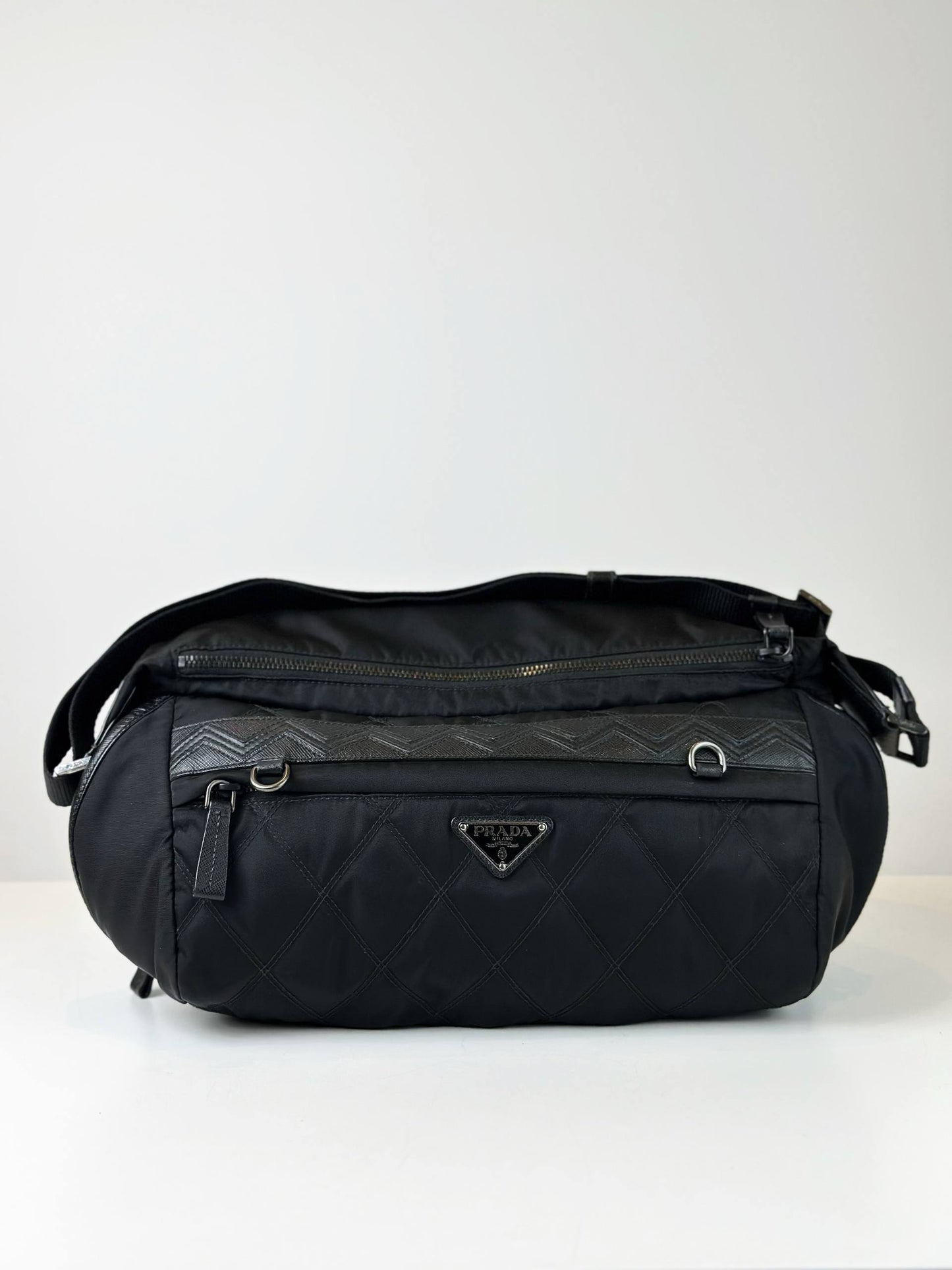 PRADA TESSUTO NYLON BLACK CROSSBODY BAG