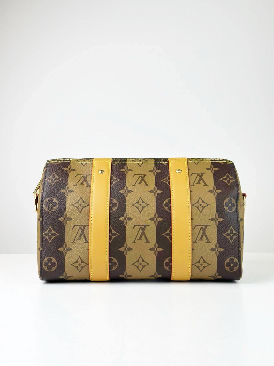 LOUIS VUITTON X NIGO REVERSE MONOGRAM STRIPES CITY KEEPALL 27 CROSSBODY BAG