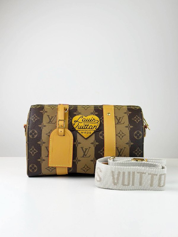 LOUIS VUITTON X NIGO REVERSE MONOGRAM STRIPES CITY KEEPALL 27 CROSSBODY BAG