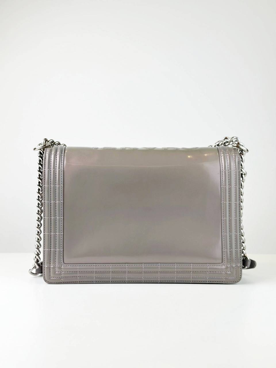 CHANEL PEARK PINK REVERSO BOY FLAP BAG