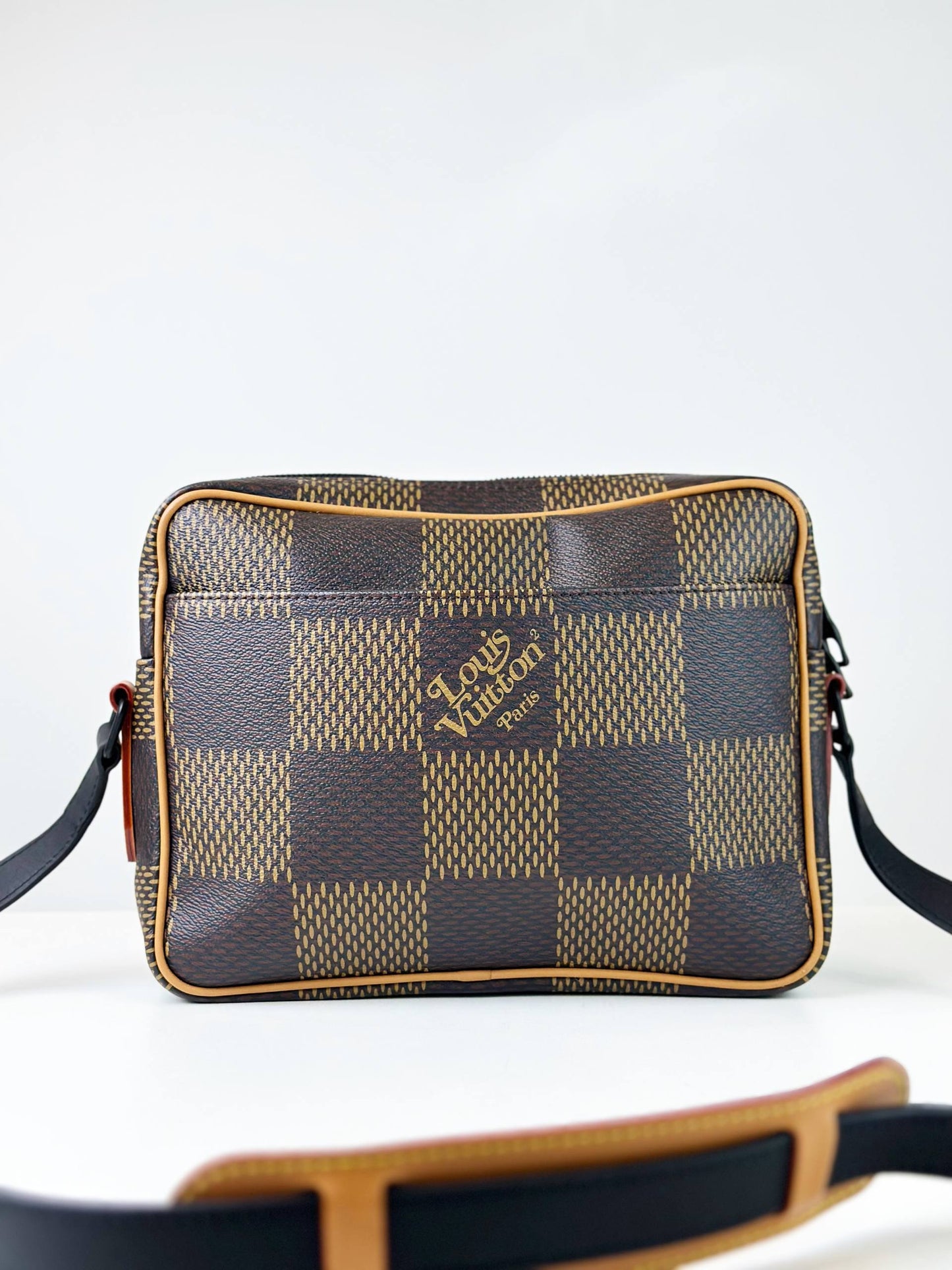 LOUIS VUITTON X NIGO DAMIER EBENE MONOGRAM MESSENGER BAG