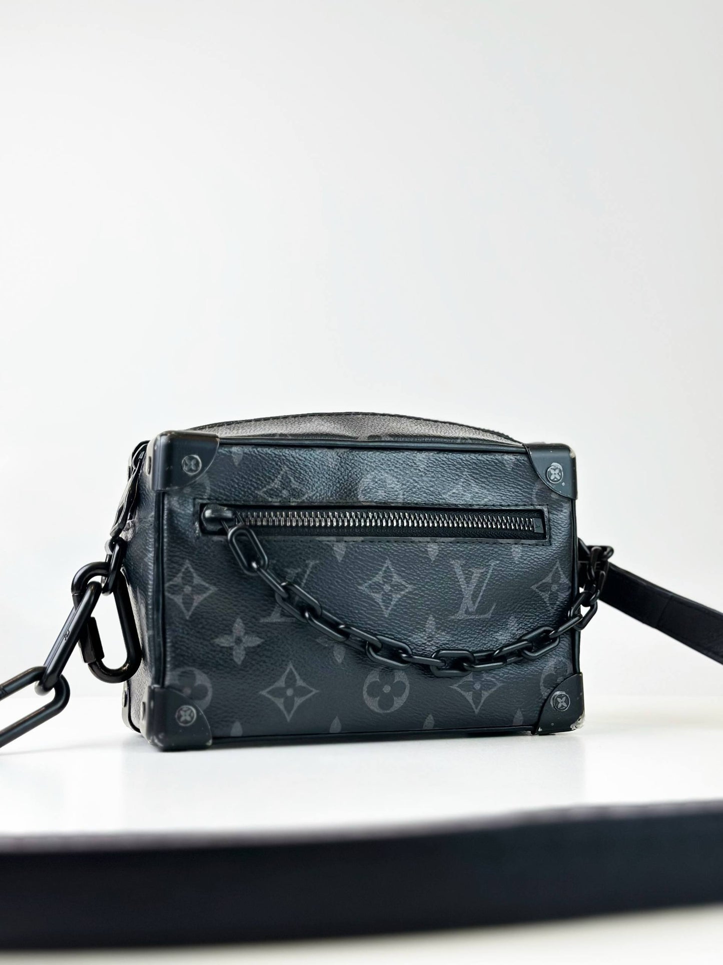 LOUIS VUITTON MONOGRAM ECLIPSE MINI SOFT TRUNK CROSSBODY BAG
