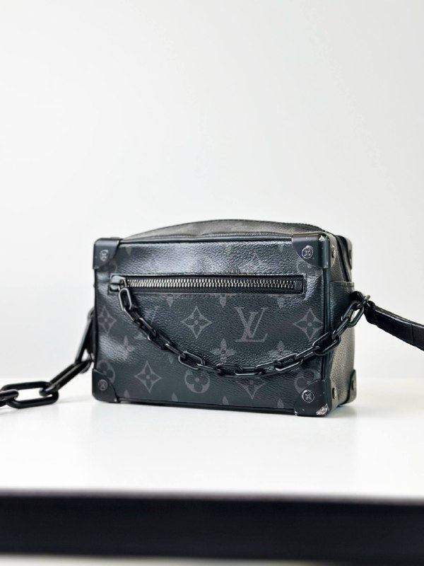 LOUIS VUITTON MONOGRAM ECLIPSE MINI SOFT TRUNK CROSSBODY BAG