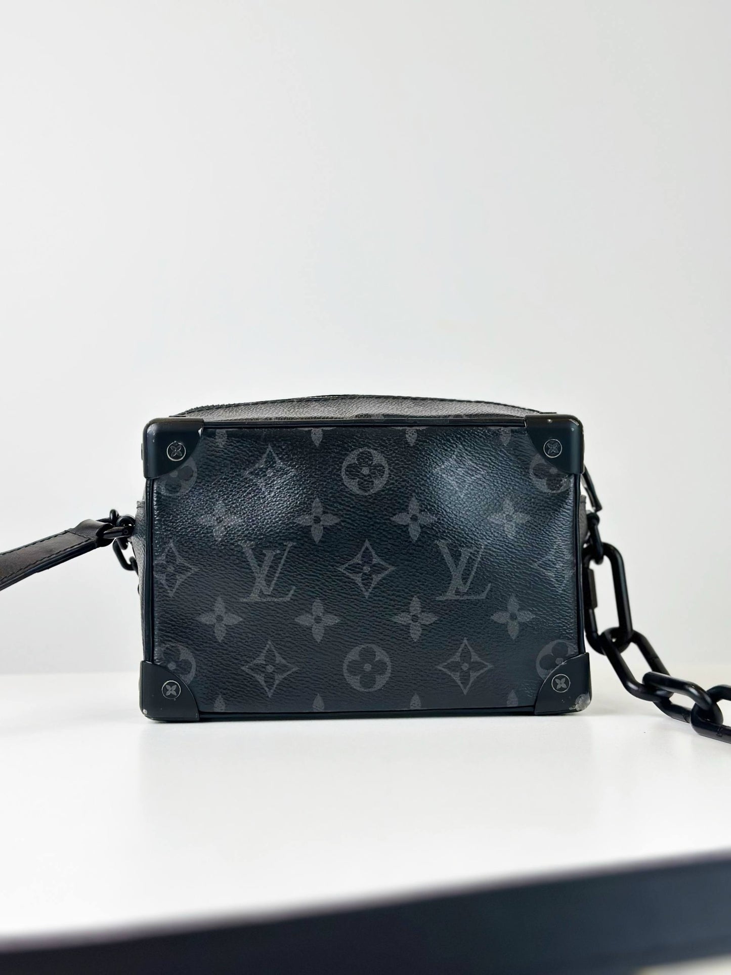 LOUIS VUITTON MONOGRAM ECLIPSE MINI SOFT TRUNK CROSSBODY BAG