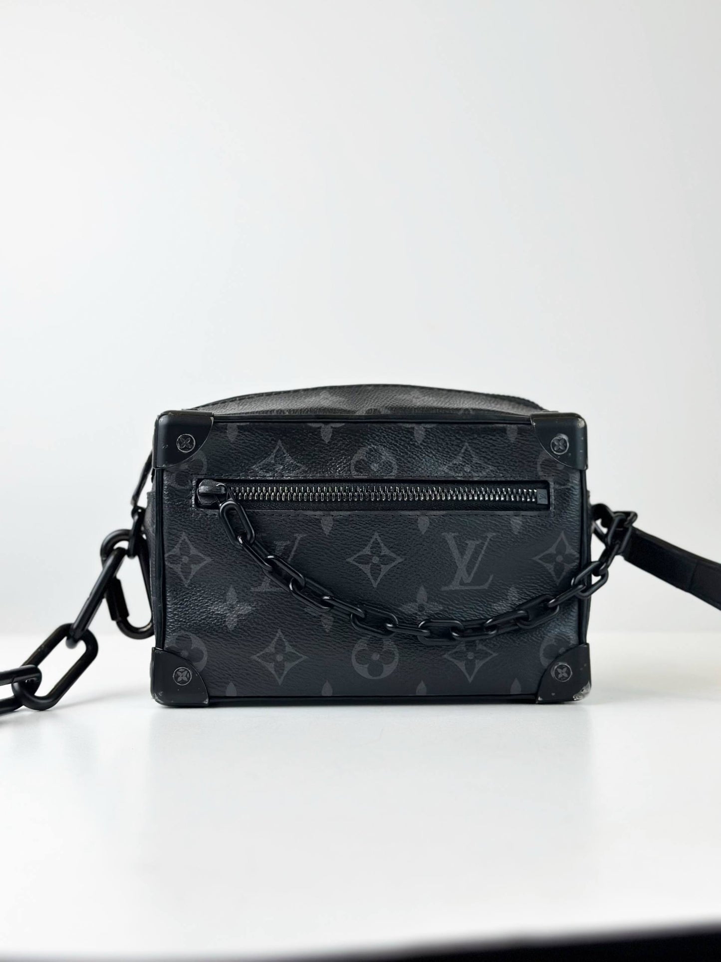 LOUIS VUITTON MONOGRAM ECLIPSE MINI SOFT TRUNK CROSSBODY BAG