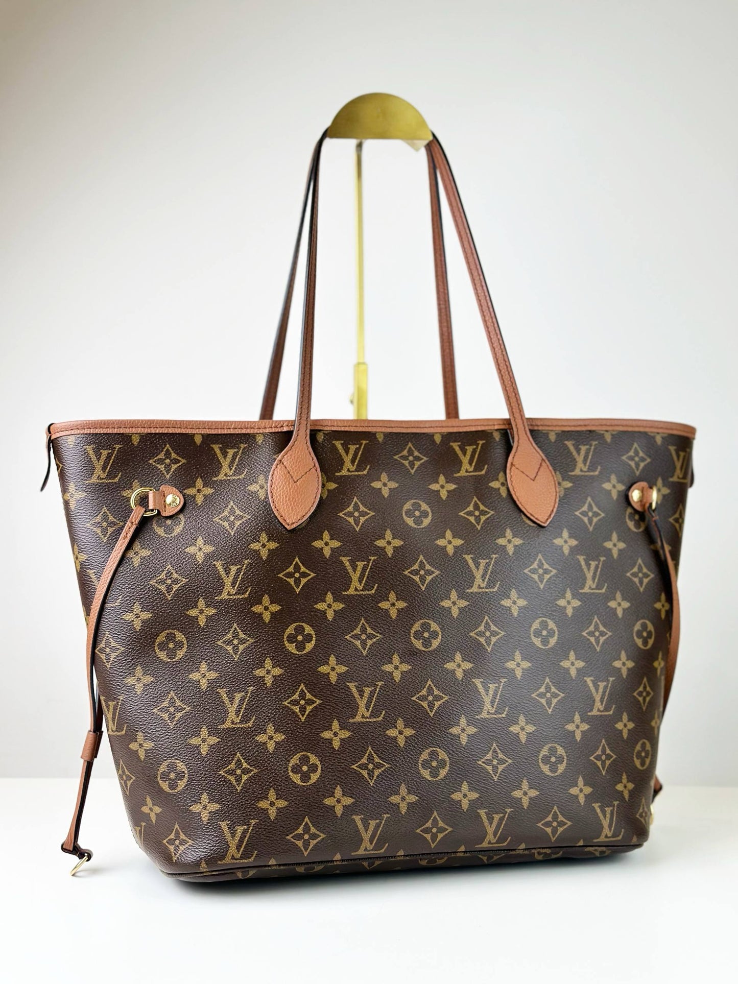 LOUIS VUITTON NEVERFULL MM INSIDE OUT TOTE BAG WITH POUCH