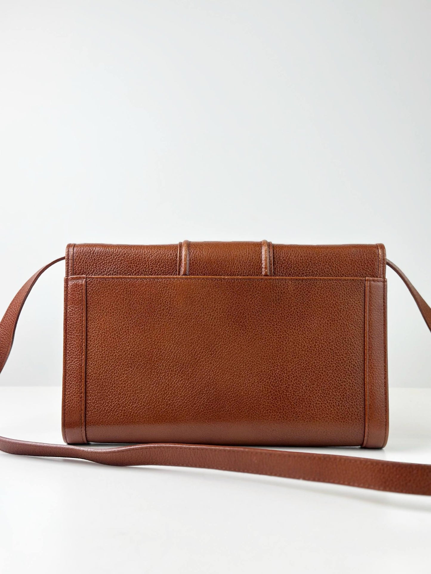 YSL VINTAGE BROWN CROSSBODY BAG