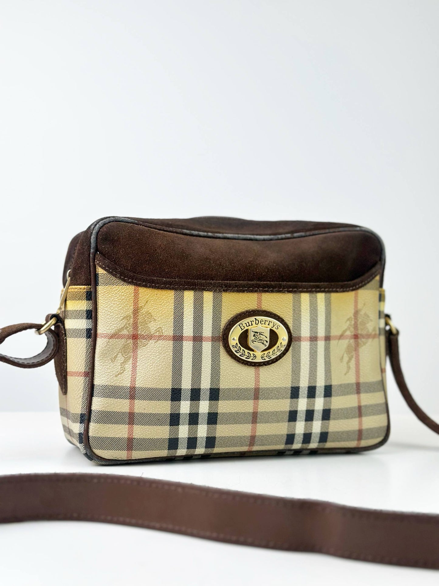 BURBERRY NOVA CHECK HAYMARKET CROSSBODY BAG