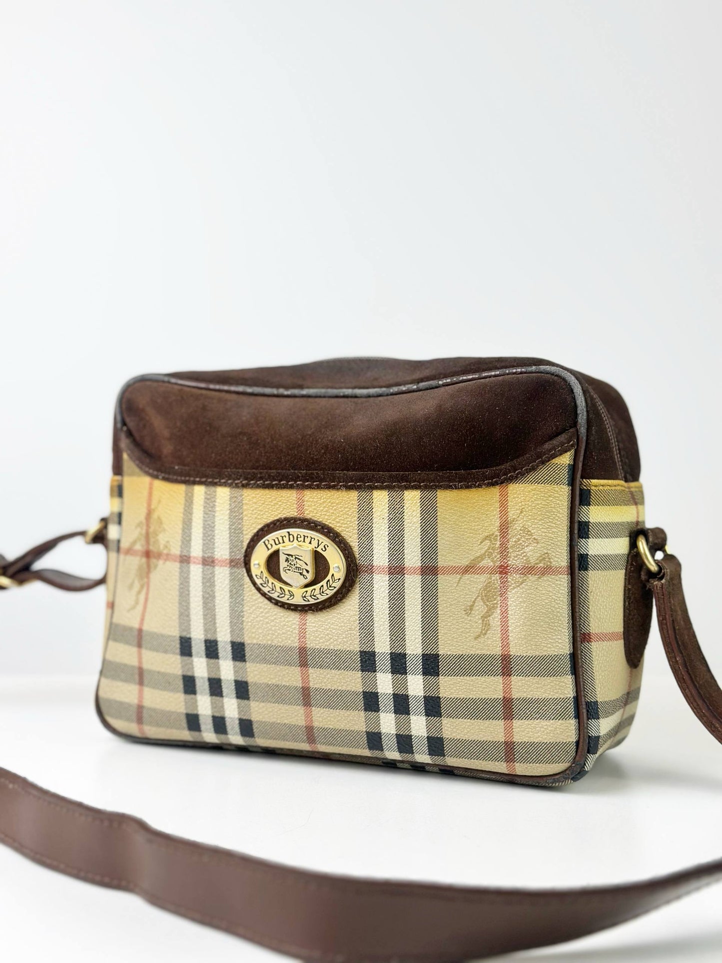 BURBERRY NOVA CHECK HAYMARKET CROSSBODY BAG