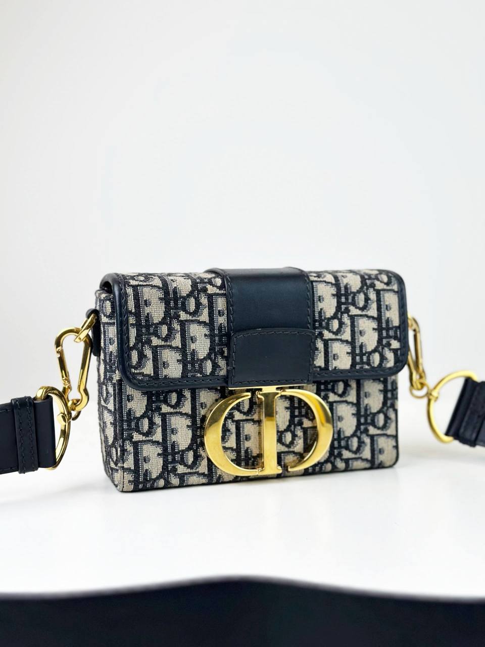 DIOR OBLIQUE JACQUARD MONTAIGNE BOX CROSSBODY BAG
