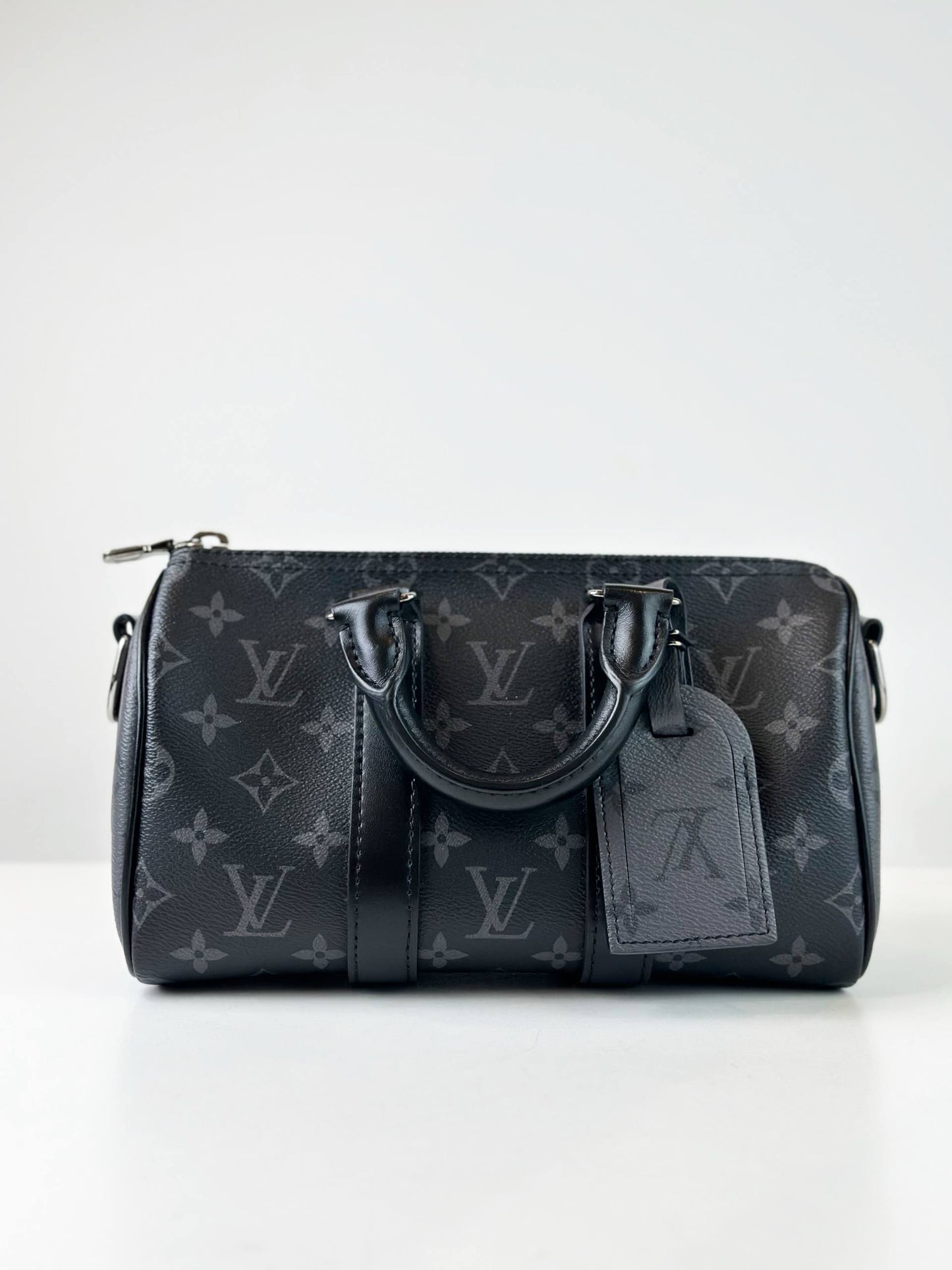 LOUIS VUITTON KEEPALL 25 BANDOULIERE MONOGRAM ECLIPSE CROSSBODY BAG