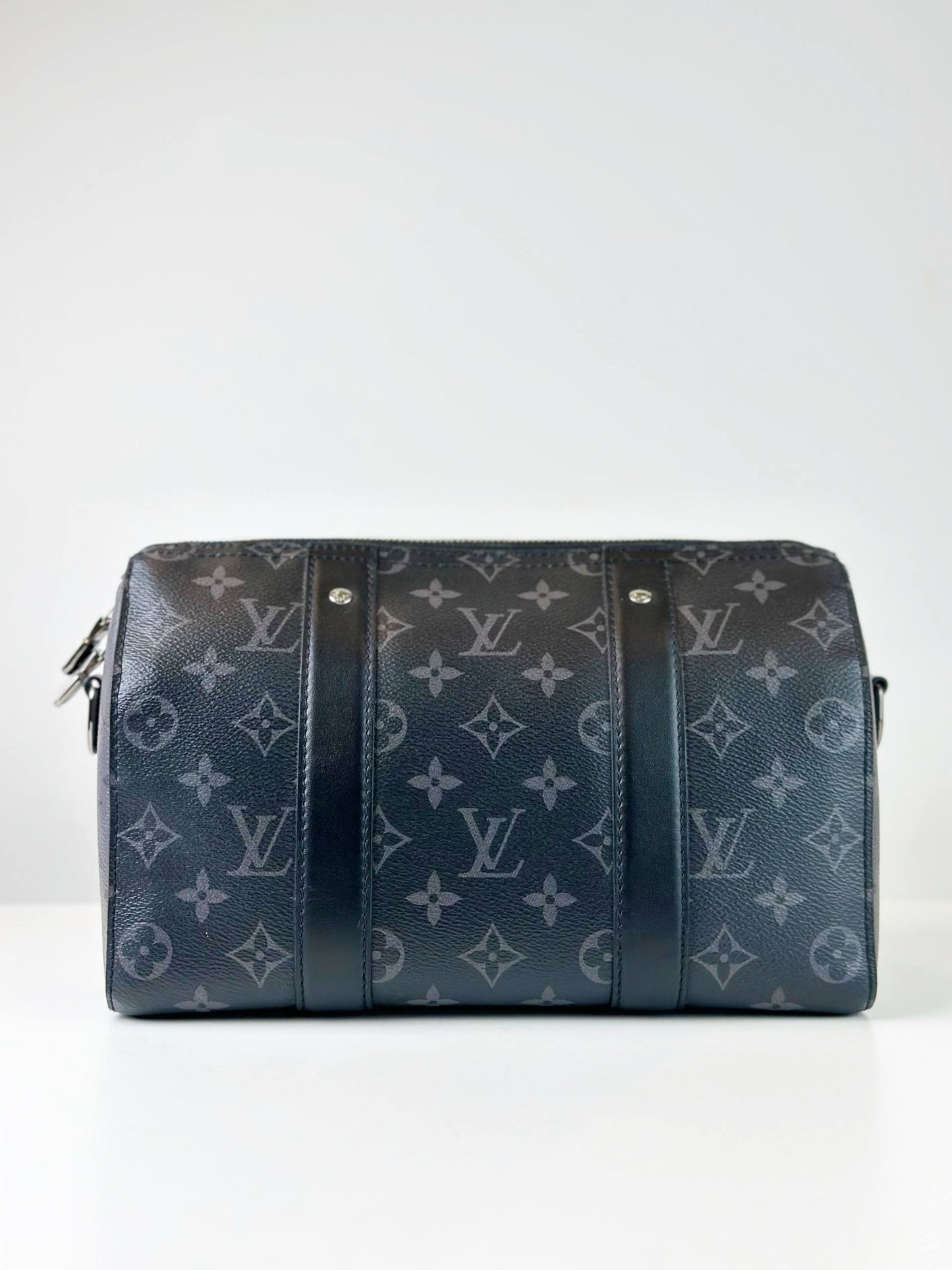 LOUIS VUITTON CITY KEEPALL 27 BLACK CROSSBODY BAG