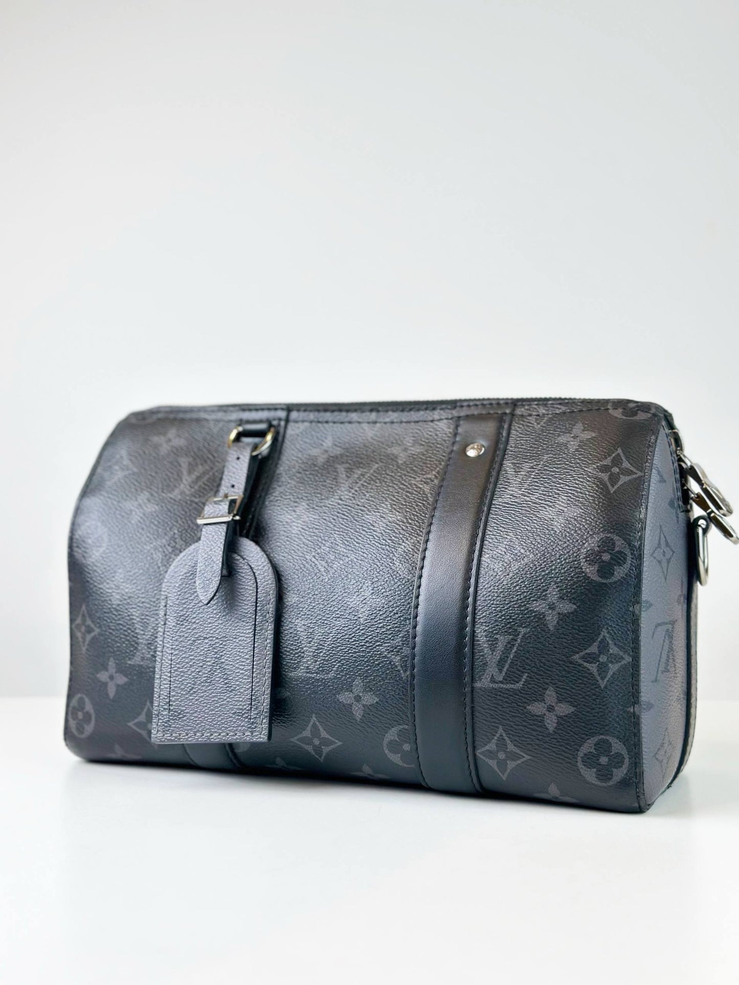 LOUIS VUITTON CITY KEEPALL 27 BLACK CROSSBODY BAG
