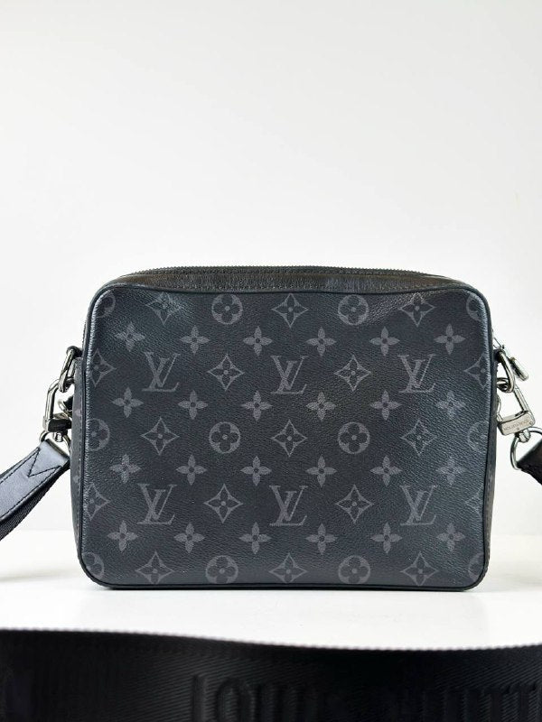 LOUIS VUITTON TRIO MONOGRAM ECLIPSE DUO MESSENGER BAG