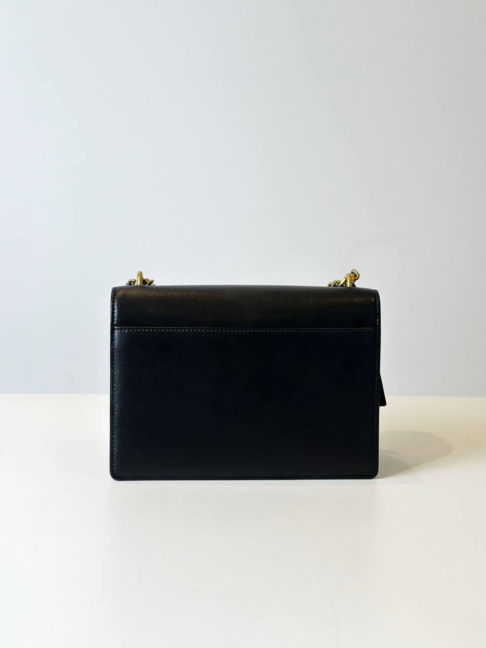 YSL SUNSET BLACK SHOULDER BAG GHW