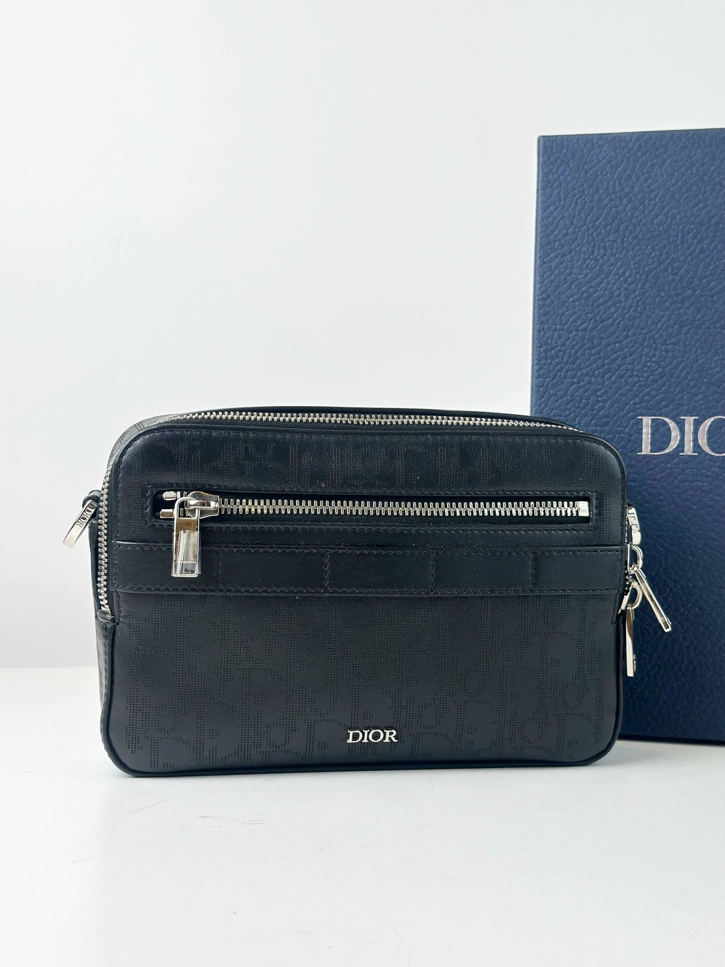 DIOR OBLIQUE BLACK SAFARI CROSSBODY BAG