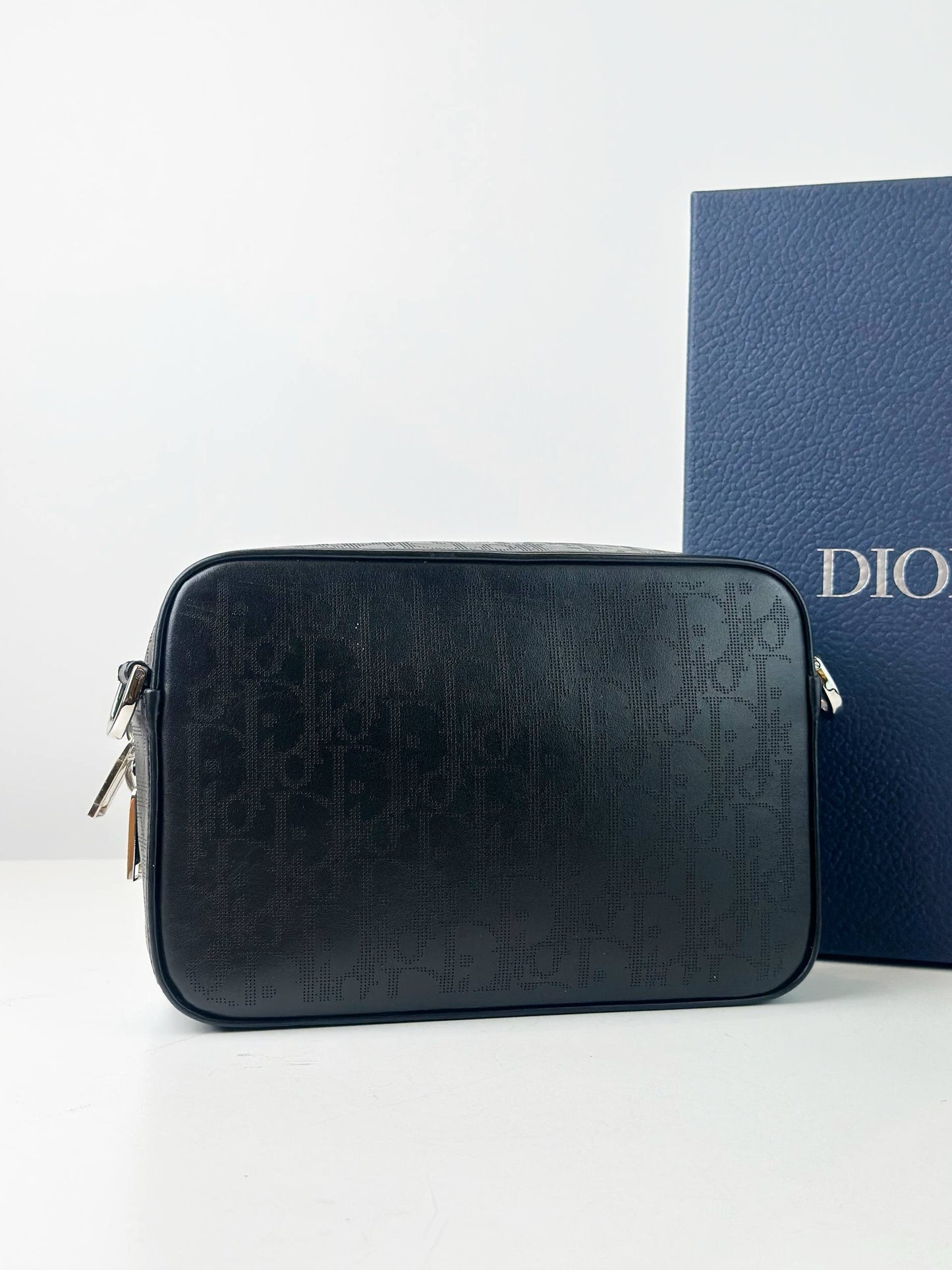 DIOR OBLIQUE BLACK SAFARI CROSSBODY BAG