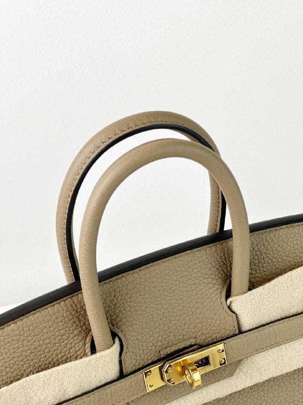 HERMES BIRKIN 25 BEIGE MARFA HANDBAG GHW
