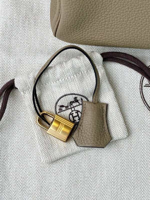 HERMES BIRKIN 25 BEIGE MARFA HANDBAG GHW