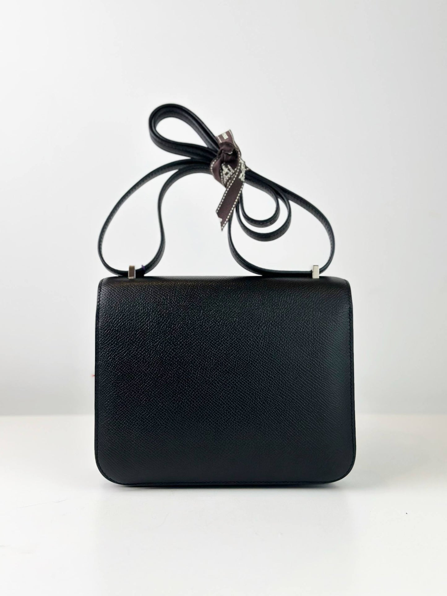 HERMES CONSTANCE 24 BLACK HANDBAG PHW