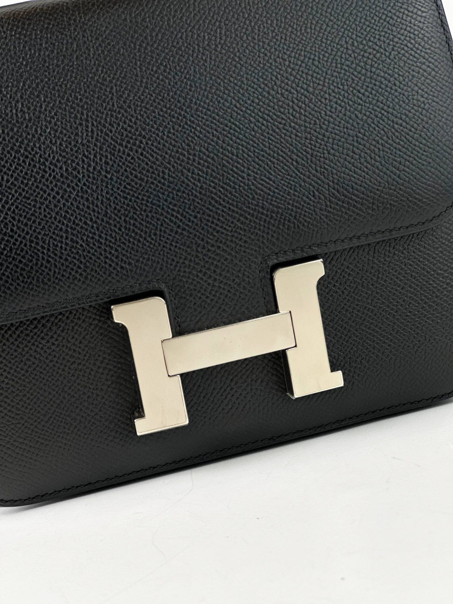 HERMES CONSTANCE 24 BLACK HANDBAG PHW