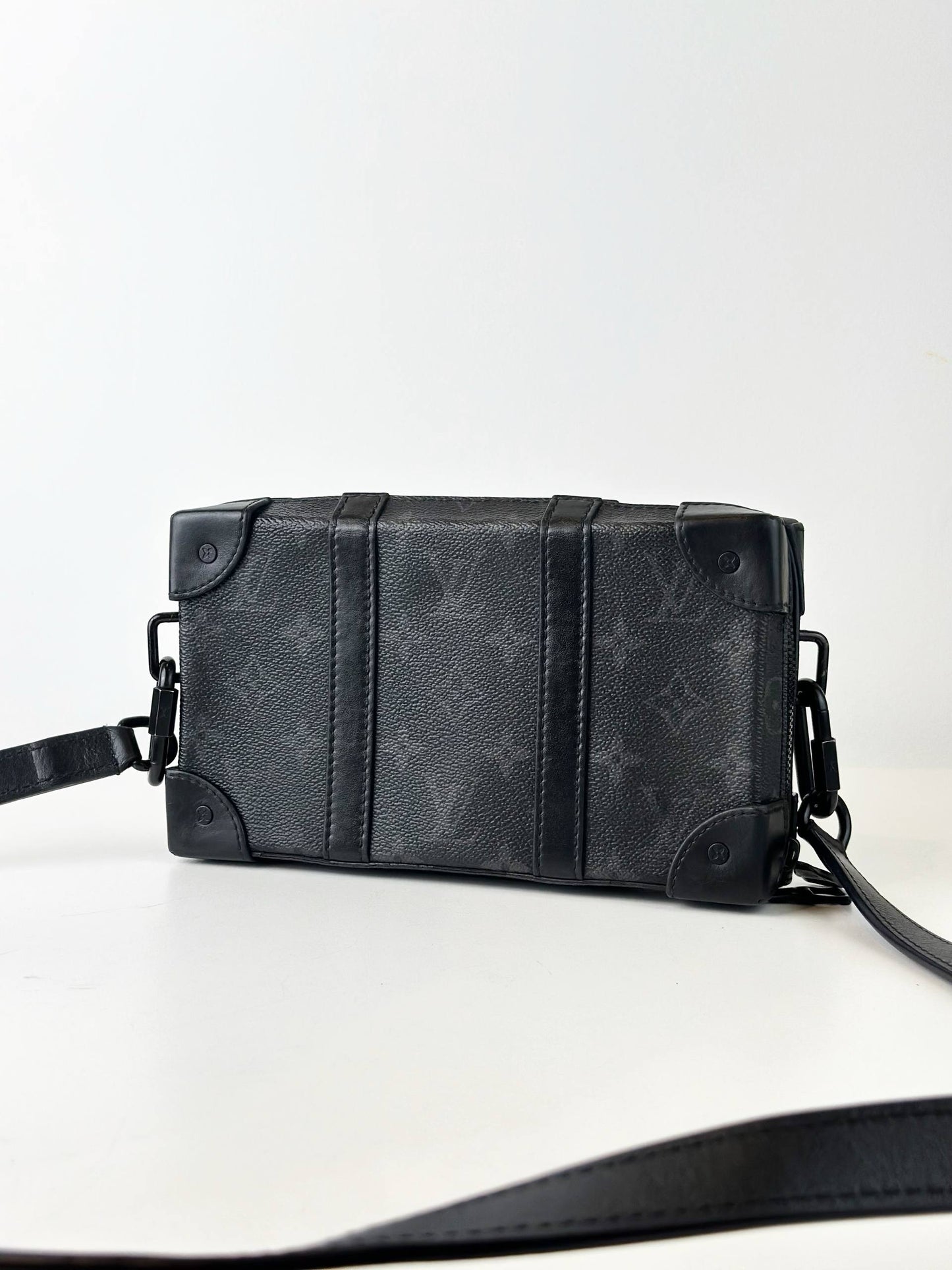 LOUIS VUITTON MONOGRAM ECLIPSE SOFT TRUNK WALLET CROSSBODY BAG