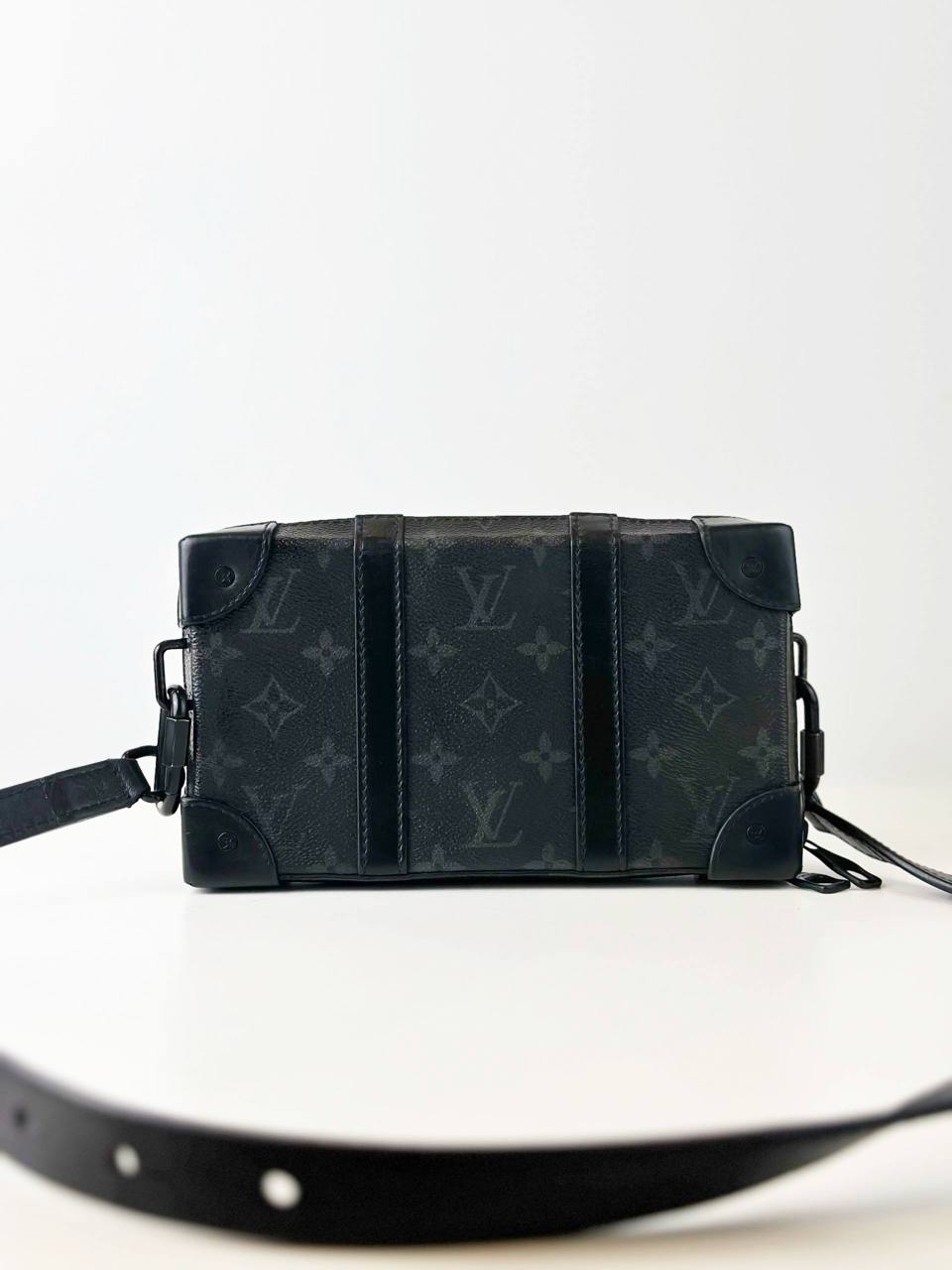 LOUIS VUITTON MONOGRAM ECLIPSE SOFT TRUNK WALLET CROSSBODY BAG