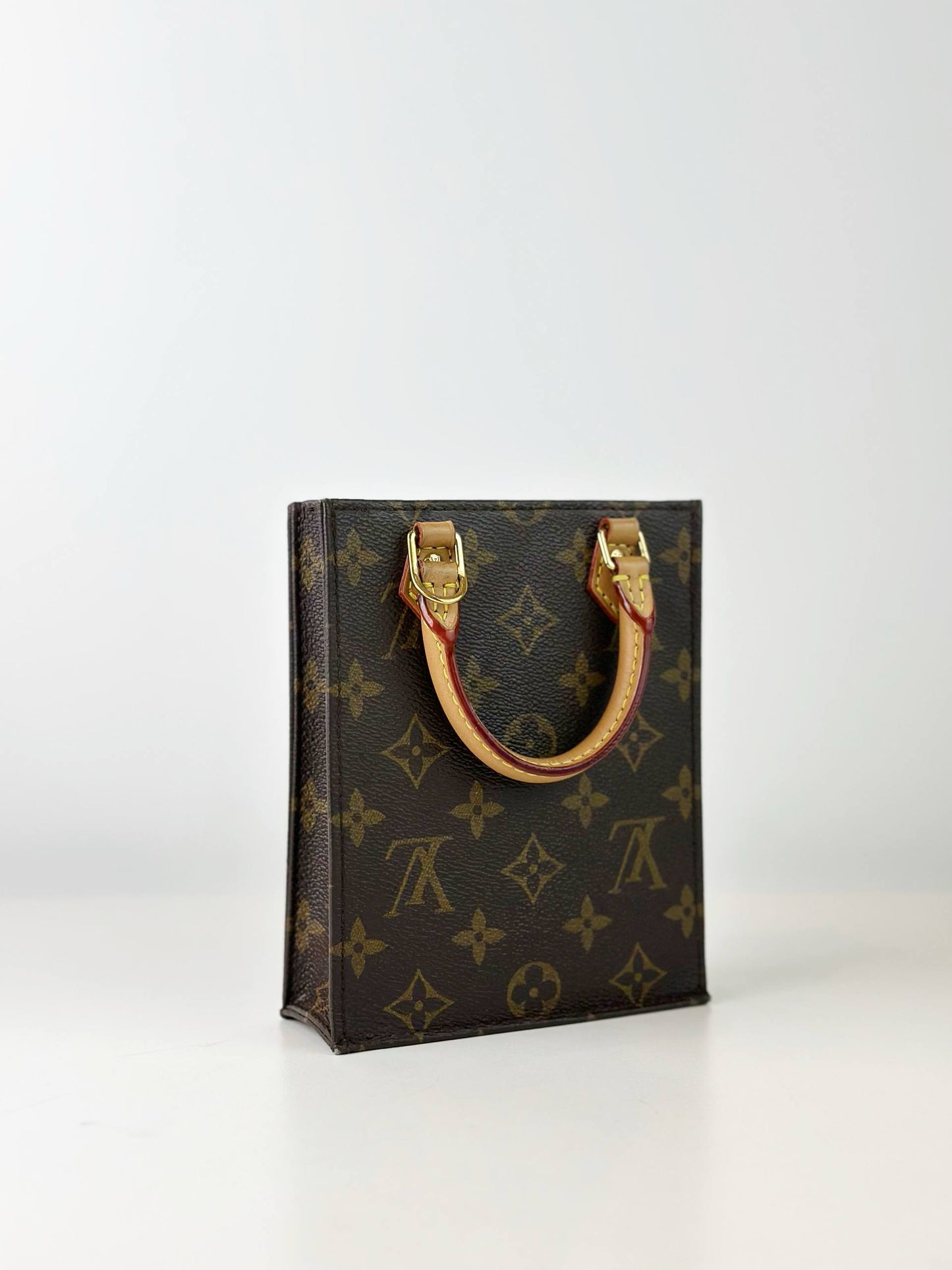 LOUIS VUITTON MONOGRAM PETIT SAC PLAT CROSSBODY BAG