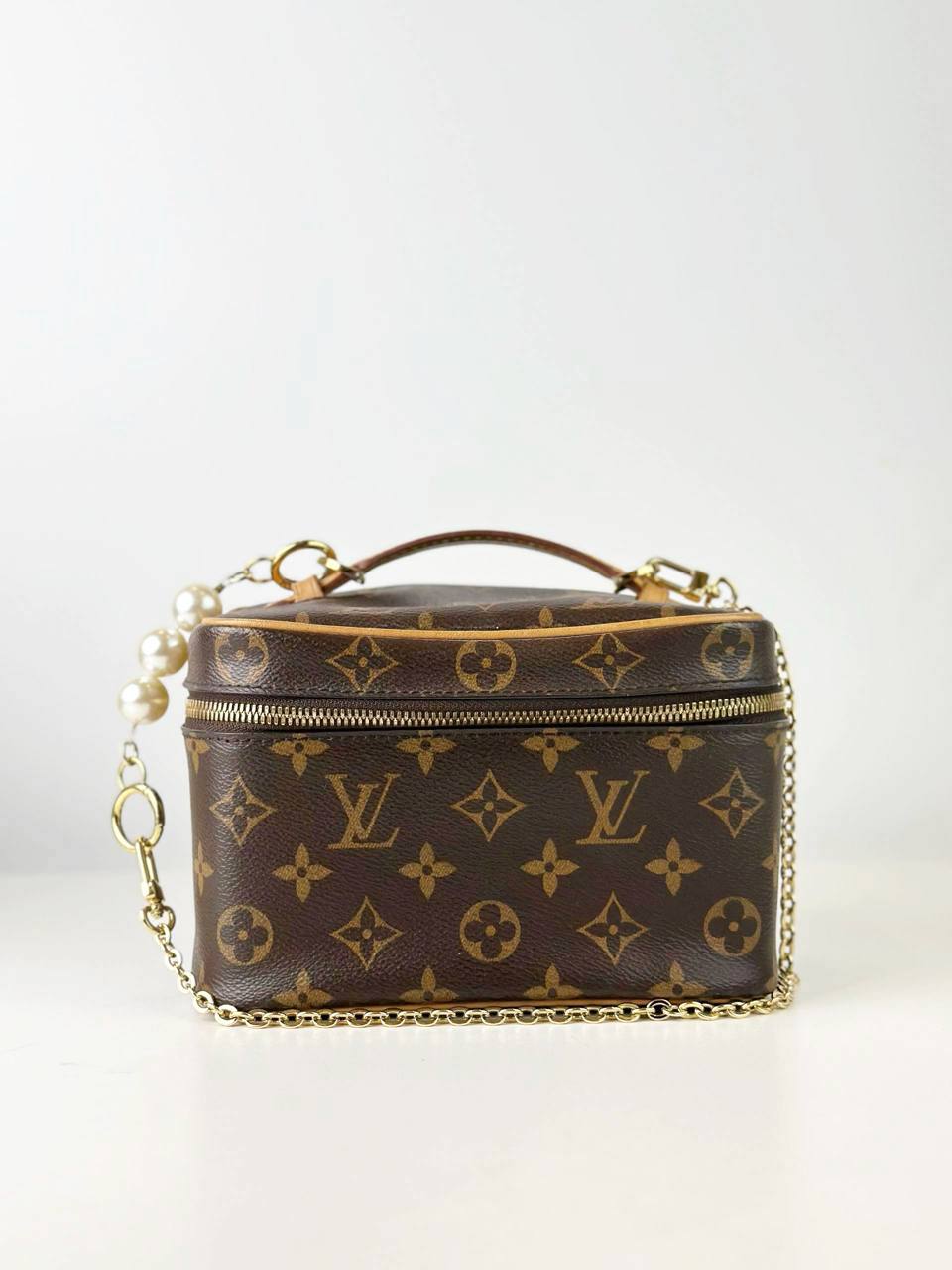 LOUIS VUITTON NICE MINI MONOGRAM VANITY BAG