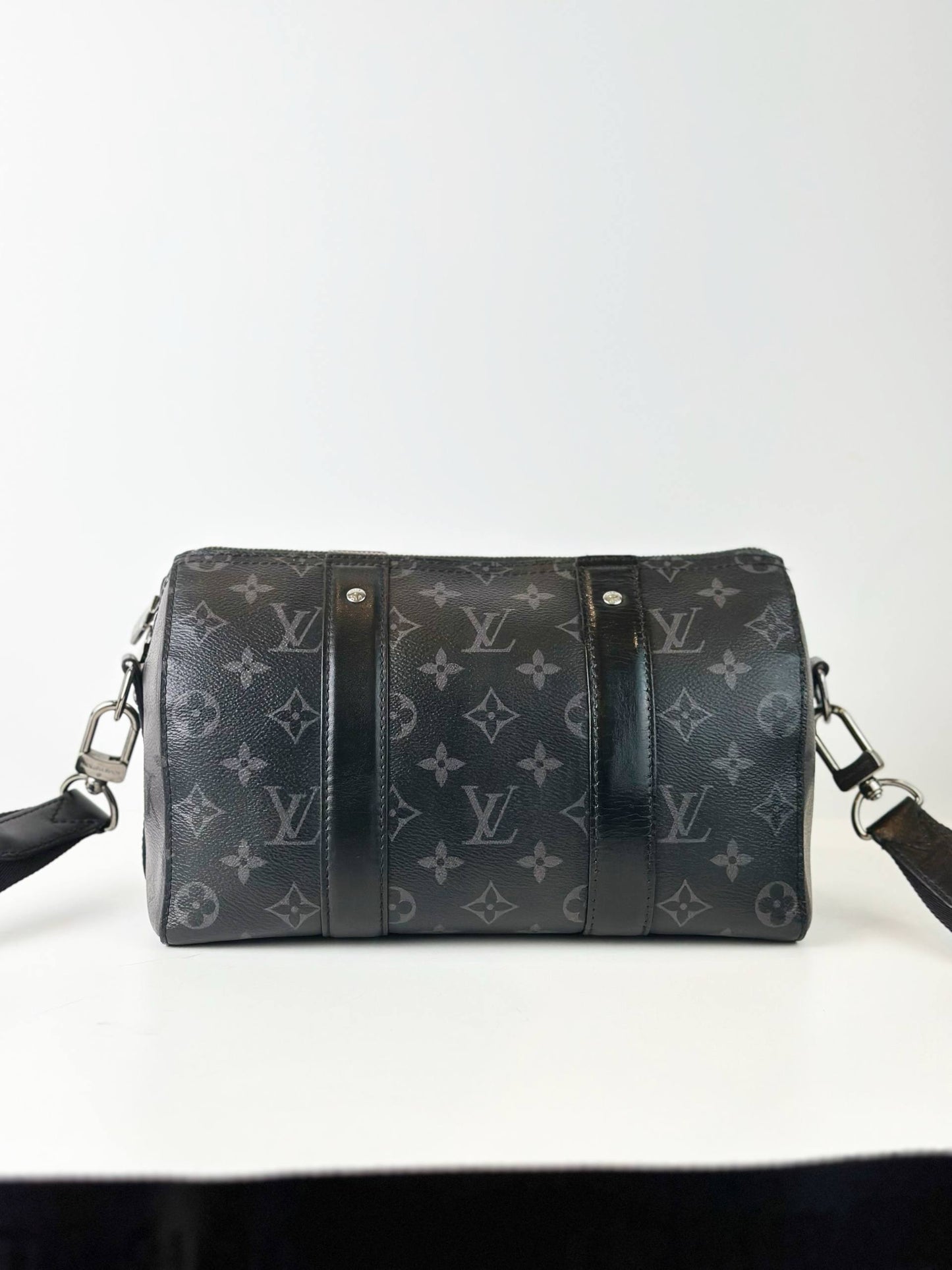 LOUIS VUITTON CITY KEEPALL 27 BLACK CROSSBODY BAG