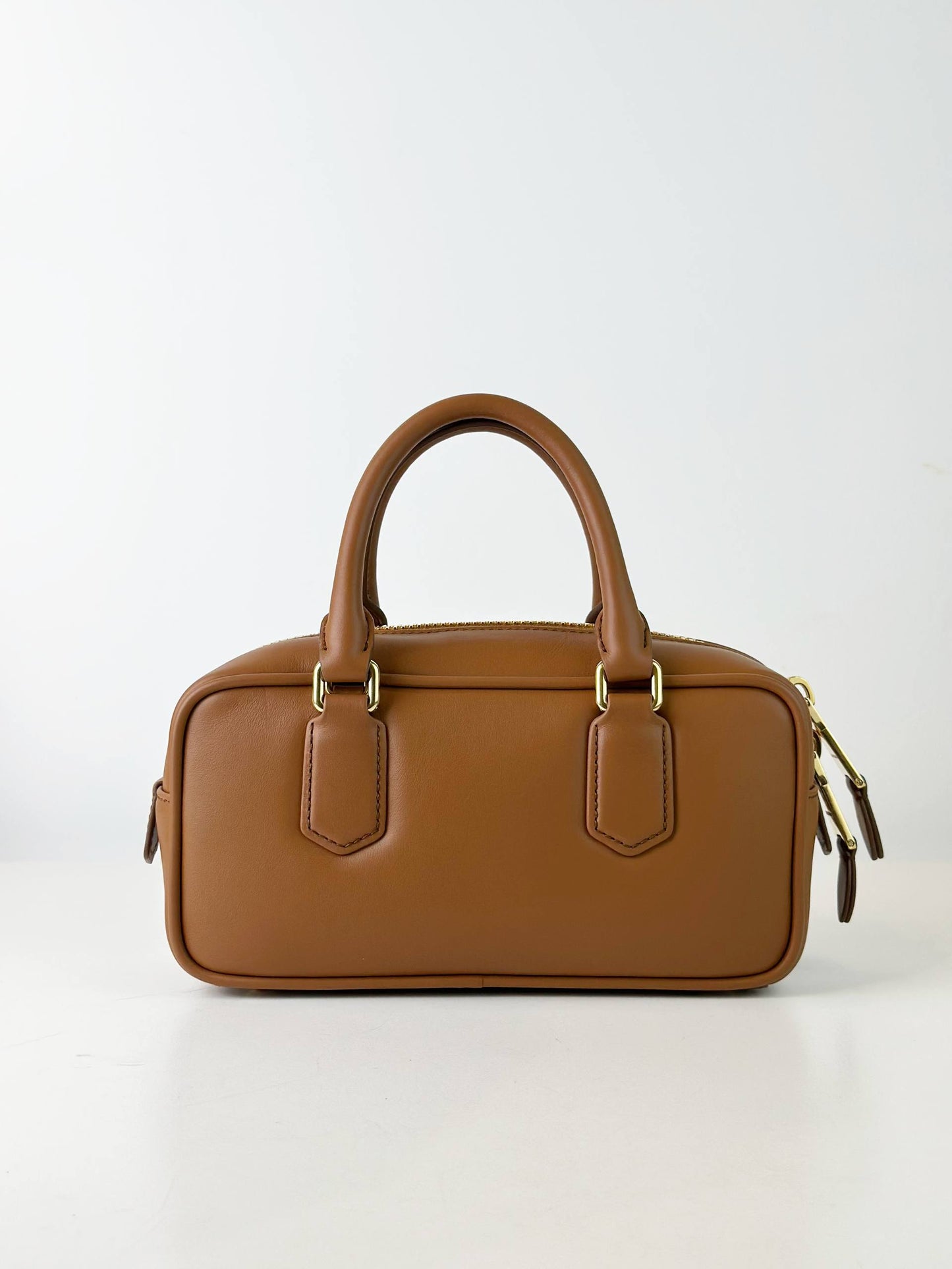 MIU MIU ARCADIE BROWN HANDBAG