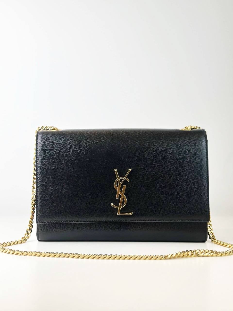 YSL KATE LARGE BLACK CROSSBODY BAG GHW