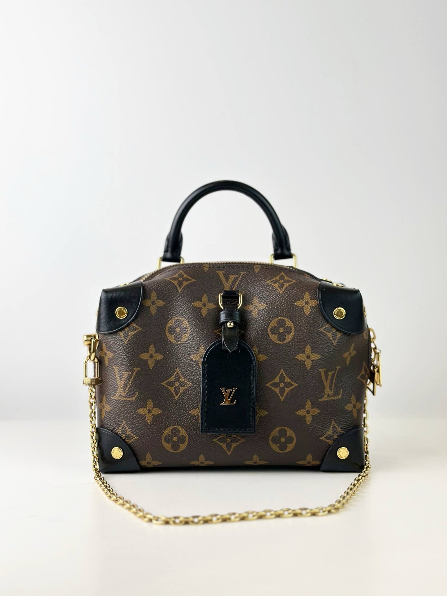 LOUIS VUITTON PETITE MALLE SOUPLE MONOGRAM CROSSBODY BAG