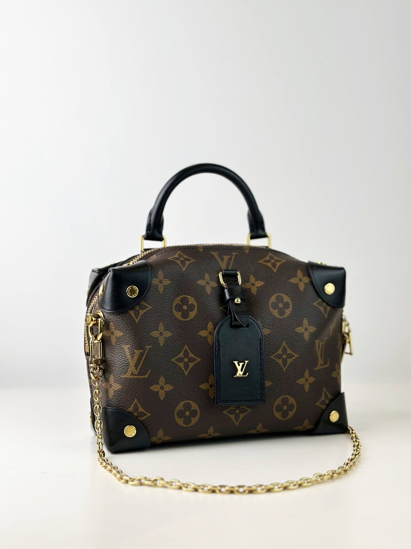 LOUIS VUITTON PETITE MALLE SOUPLE MONOGRAM CROSSBODY BAG