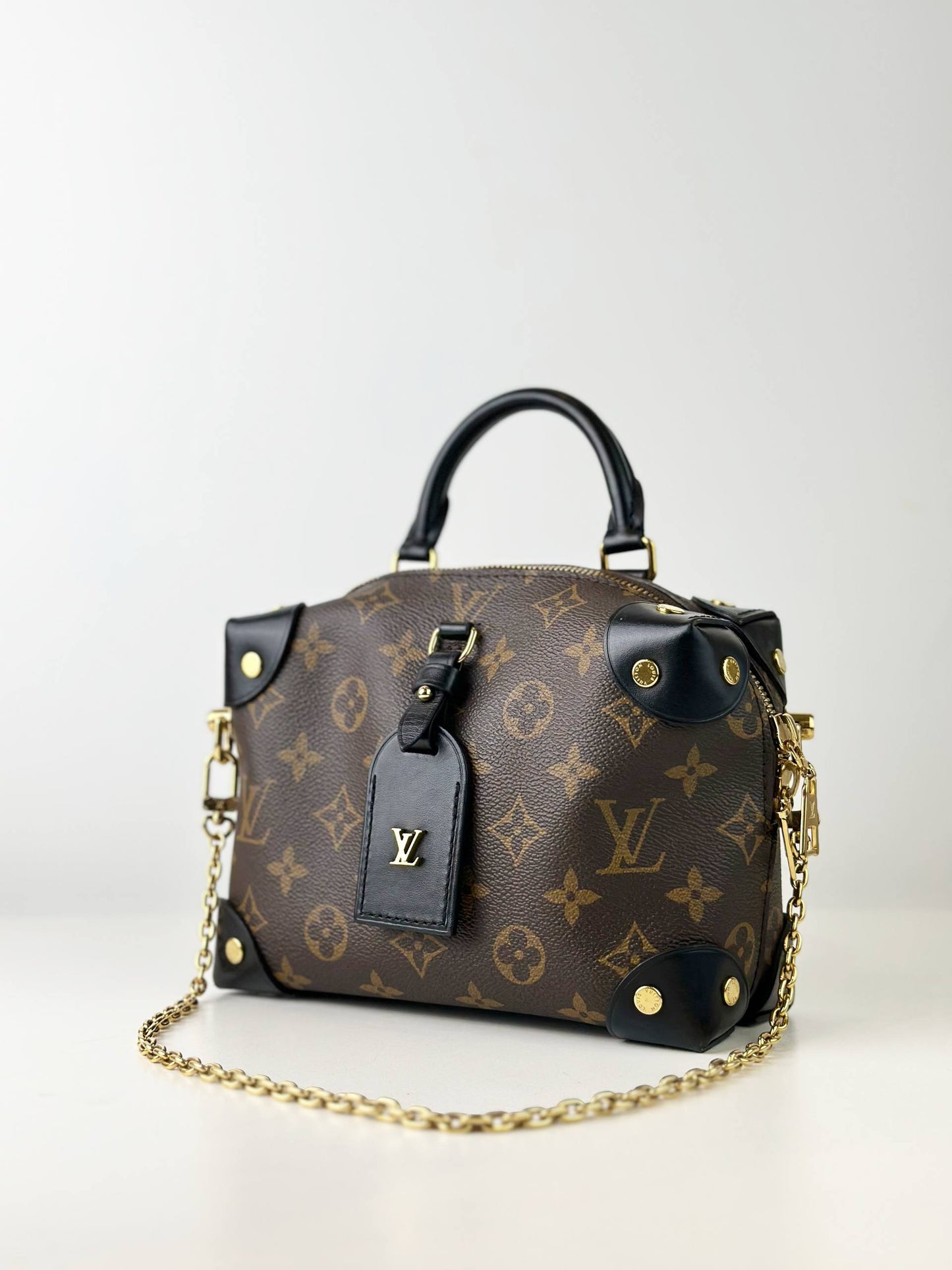 LOUIS VUITTON PETITE MALLE SOUPLE MONOGRAM CROSSBODY BAG
