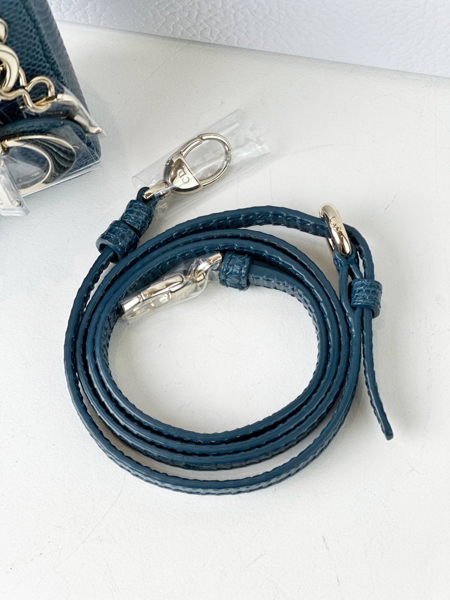 DIOR LADY DIOR MICRO LIZARD CROSSBODY BAG