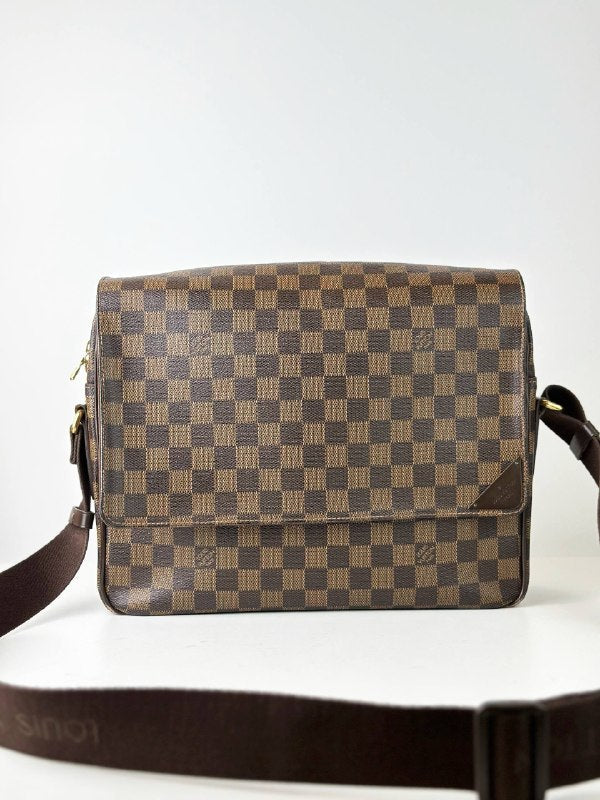 LOUIS VUITTON SHELTON DAMIER EBENE MM MESSENGER BAG