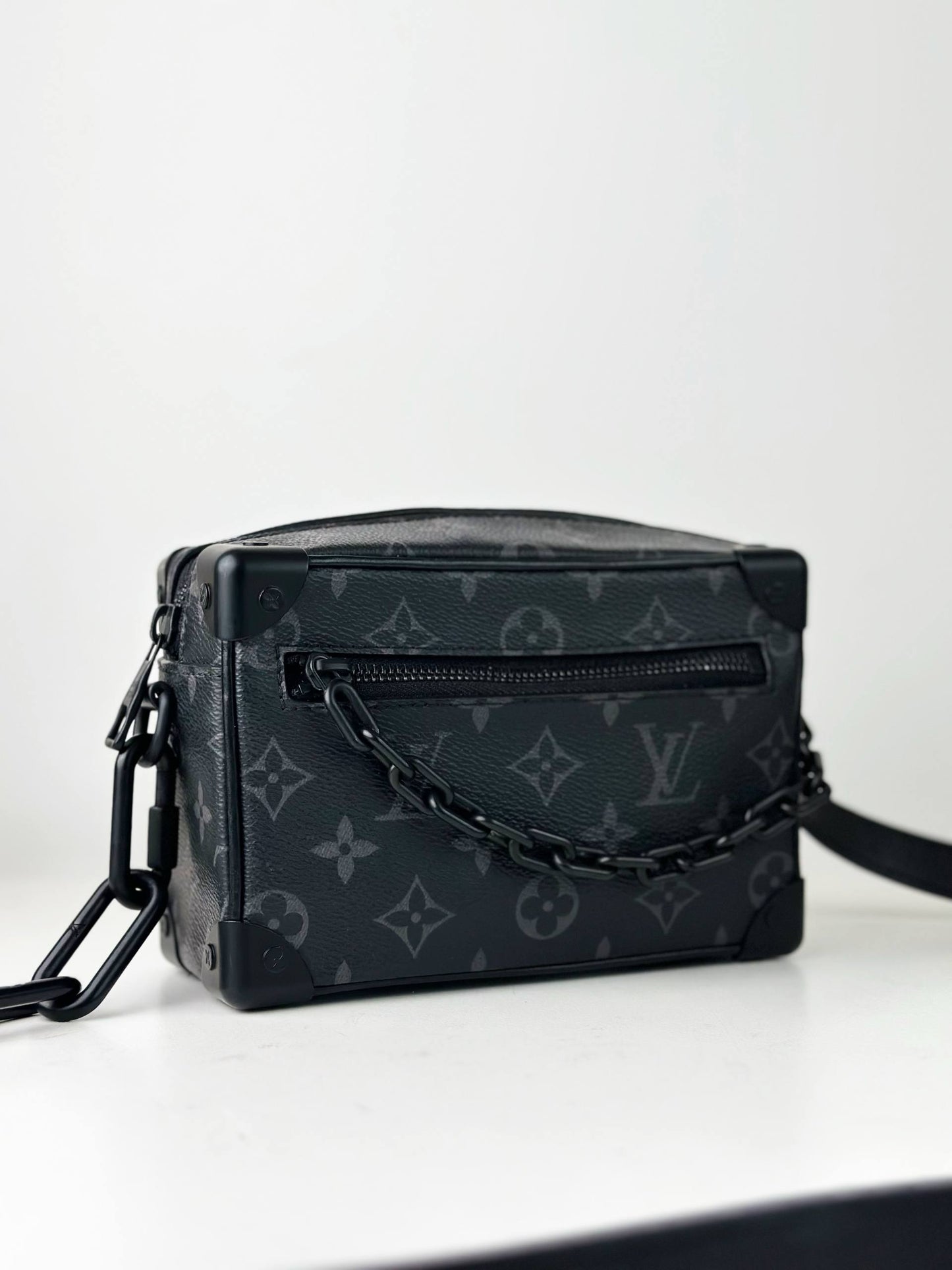 LOUIS VUITTON MONOGRAM ECLIPSE MINI SOFT TRUNK CROSSBODY BAG