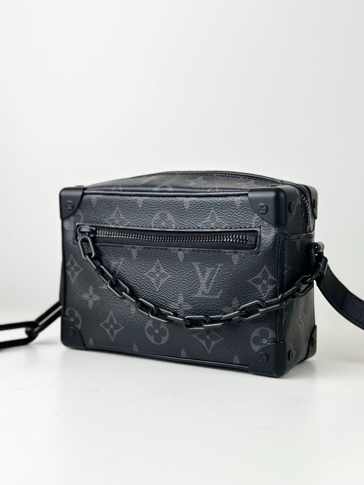LOUIS VUITTON MONOGRAM ECLIPSE MINI SOFT TRUNK CROSSBODY BAG